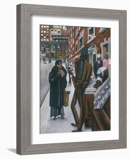 Harlem-Edward Burra-Framed Giclee Print