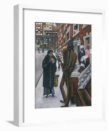 Harlem-Edward Burra-Framed Giclee Print