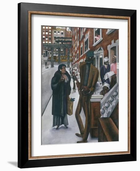 Harlem-Edward Burra-Framed Giclee Print