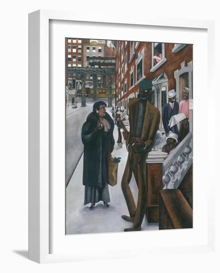 Harlem-Edward Burra-Framed Giclee Print