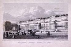 Chester Terrace, Regent's Park, Marylebone, London, 1828-Harlen Melville-Framed Giclee Print