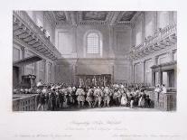 Prince Albert Laying the First Stone at the Royal Exchange, London, 1842-Harlen Melville-Framed Giclee Print