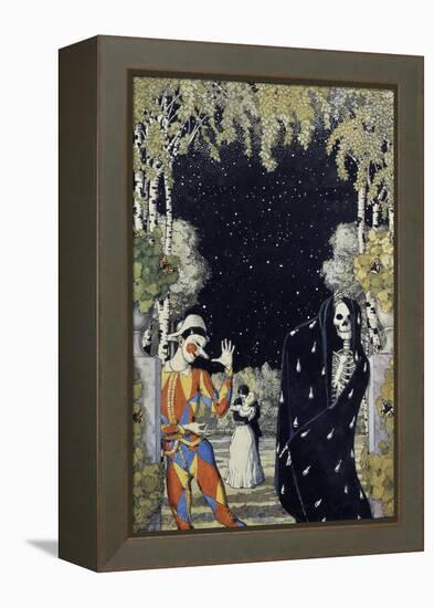 Harlequin and Death, 1907-Konstantin Andreyevich Somov-Framed Premier Image Canvas