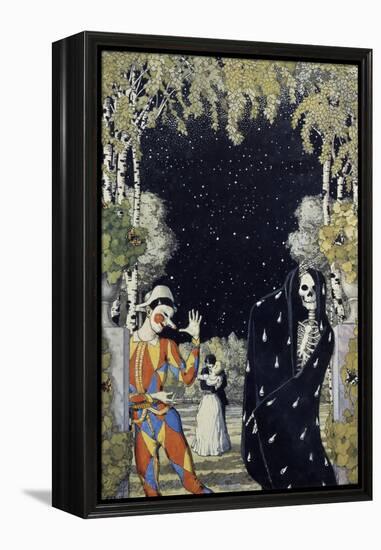 Harlequin and Death, 1907-Konstantin Andreyevich Somov-Framed Premier Image Canvas