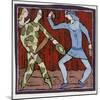 Harlequin and Scaramouche (Commedia Dell'Arte)-Leslie Xuereb-Mounted Giclee Print