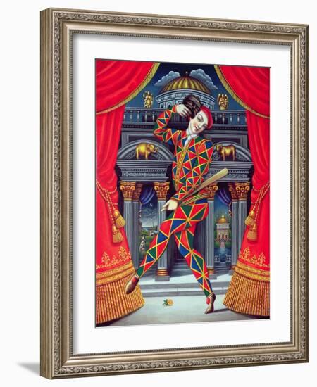 Harlequin at the Gates of Horn and Ivory, 2007-Frances Broomfield-Framed Giclee Print