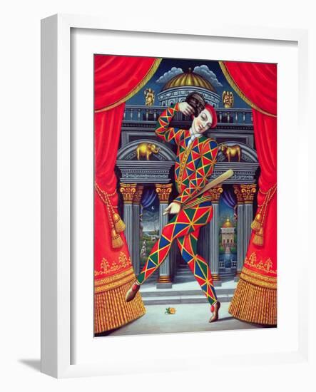 Harlequin at the Gates of Horn and Ivory, 2007-Frances Broomfield-Framed Giclee Print