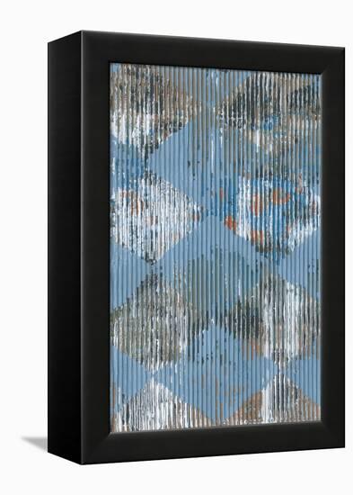 Harlequin Blue I-Dlynn Roll-Framed Stretched Canvas