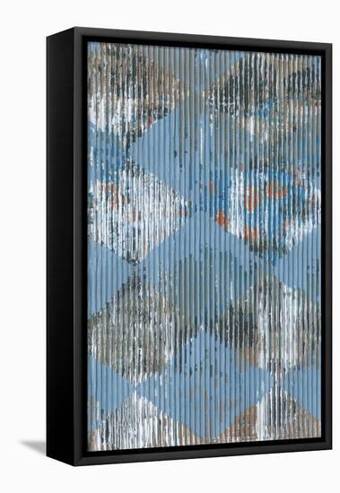 Harlequin Blue I-Dlynn Roll-Framed Stretched Canvas