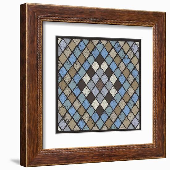 Harlequin (Blue)-Susan Clickner-Framed Giclee Print