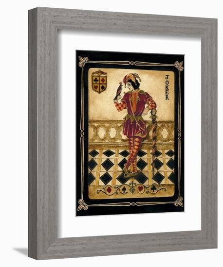 Harlequin Joker-Gregory Gorham-Framed Art Print