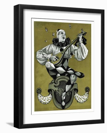 "Harlequin Mandolin Player,"April 4, 1931-Elbert Mcgran Jackson-Framed Giclee Print