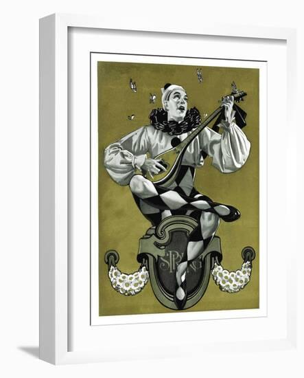 "Harlequin Mandolin Player,"April 4, 1931-Elbert Mcgran Jackson-Framed Giclee Print