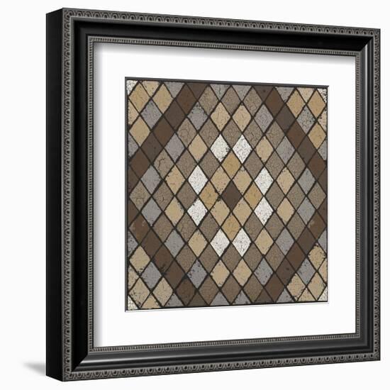 Harlequin (Neutrals)-Susan Clickner-Framed Giclee Print