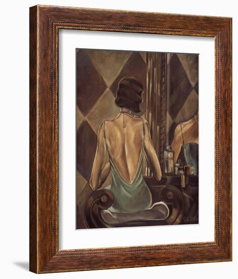 Harlequin Pearls-Trish Biddle-Framed Giclee Print