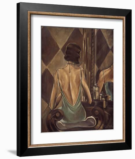 Harlequin Pearls-Trish Biddle-Framed Giclee Print