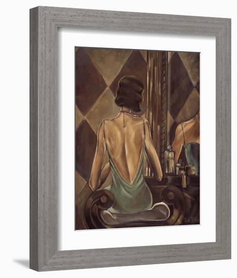 Harlequin Pearls-Trish Biddle-Framed Giclee Print
