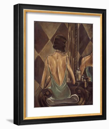 Harlequin Pearls-Trish Biddle-Framed Giclee Print