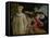 Harlequin, Pierrot and Scapin-Jean Antoine Watteau-Framed Premier Image Canvas