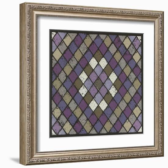 Harlequin - Plum-Susan Clickner-Framed Giclee Print