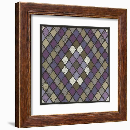 Harlequin - Plum-Susan Clickner-Framed Giclee Print