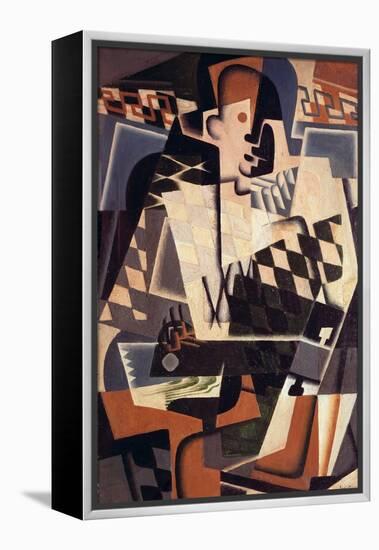 Harlequin with a Guitar, 1917-Juan Gris-Framed Premier Image Canvas