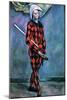 Harlequin-Paul C?zanne-Mounted Art Print