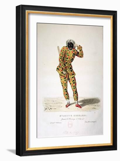 Harlequin-French School-Framed Giclee Print