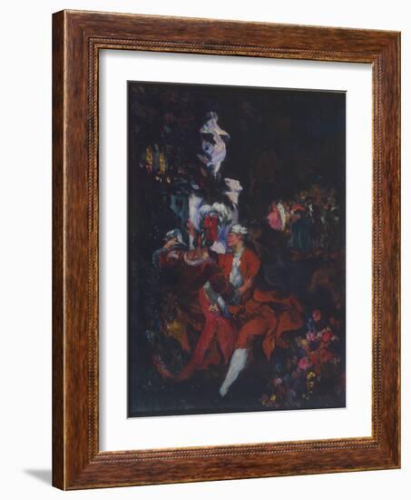 Harlequins, 1913-Konstantin Andreyevich Somov-Framed Giclee Print