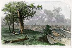 Cleveland, from Scranton's Hill, Ohio, USA, 19th Century-Harley-Giclee Print