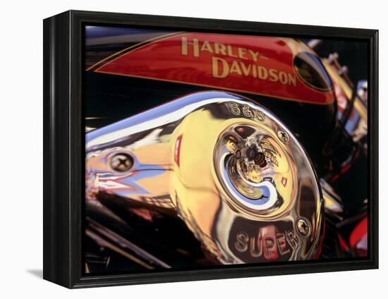 Harley Davidson Heritage Softail Made 1991 from a 1936 Style-null-Framed Premier Image Canvas