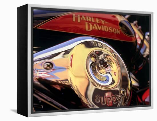 Harley Davidson Heritage Softail Made 1991 from a 1936 Style-null-Framed Premier Image Canvas