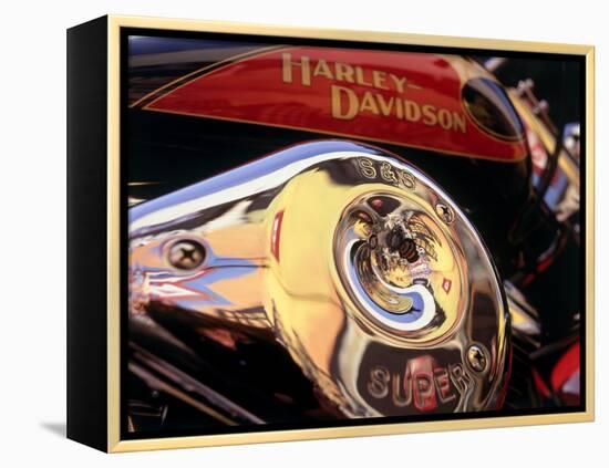 Harley Davidson Heritage Softail Made 1991 from a 1936 Style-null-Framed Premier Image Canvas