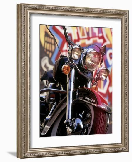 Harley Davidson Heritage Softail Made 1991 from a 1936 Style-null-Framed Photographic Print