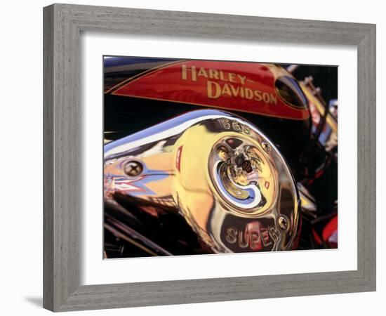Harley Davidson Heritage Softail Made 1991 from a 1936 Style-null-Framed Photographic Print