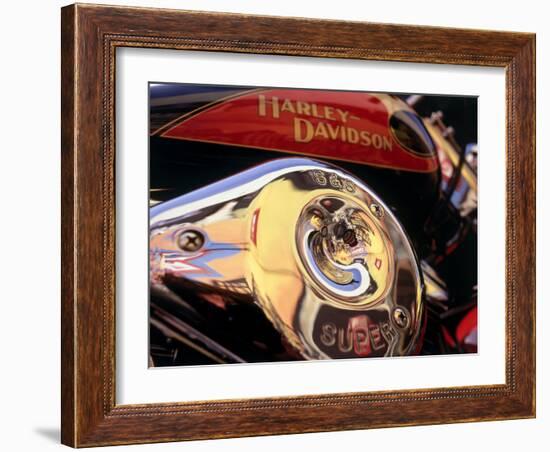 Harley Davidson Heritage Softail Made 1991 from a 1936 Style-null-Framed Photographic Print