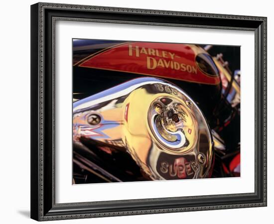 Harley Davidson Heritage Softail Made 1991 from a 1936 Style-null-Framed Photographic Print