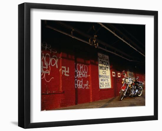 Harley Davidson Heritage Softail-null-Framed Photographic Print