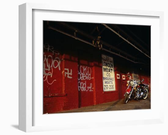 Harley Davidson Heritage Softail-null-Framed Photographic Print