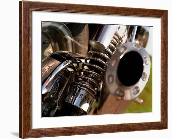 Harley Davidson Motorbike, June 1998-null-Framed Photographic Print