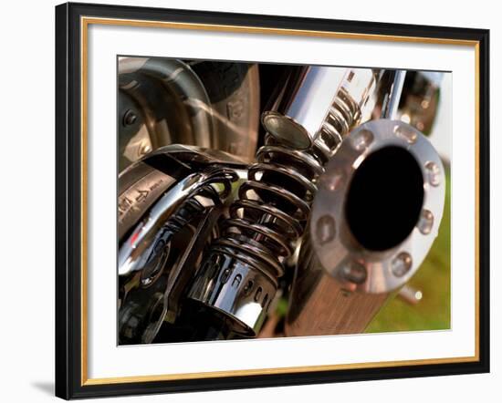 Harley Davidson Motorbike, June 1998-null-Framed Photographic Print