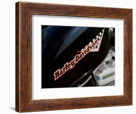 Harley Davidson Motorbike, June 1998-null-Framed Photographic Print