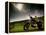 Harley Davidson Motorbike Sitting in Field, June 1998-null-Framed Premier Image Canvas