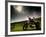 Harley Davidson Motorbike Sitting in Field, June 1998-null-Framed Photographic Print