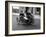 Harley Davidson Motorcycle Photograph - Seattle, WA-Lantern Press-Framed Art Print