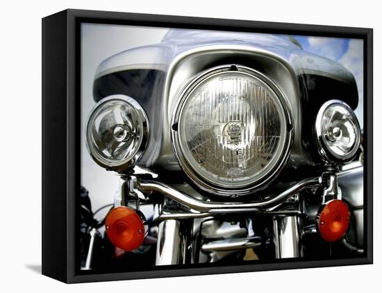 Harley Davidson Motorcycle-null-Framed Premier Image Canvas