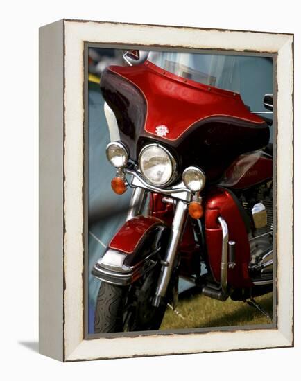 Harley Davidson Motorcycle-null-Framed Premier Image Canvas