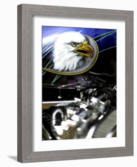 Harley Davidson Motorcycle-null-Framed Photographic Print