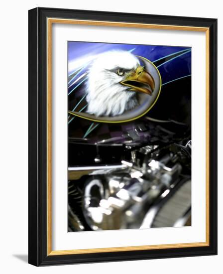 Harley Davidson Motorcycle-null-Framed Photographic Print