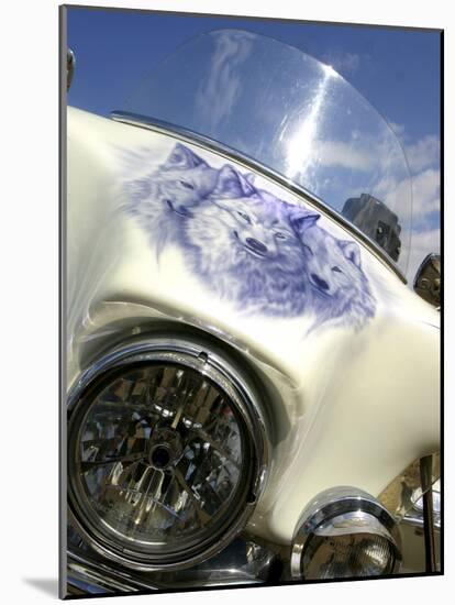 Harley Davidson Motorcycle-null-Mounted Photographic Print